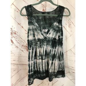 Tie dye blue gray xl Tank Top